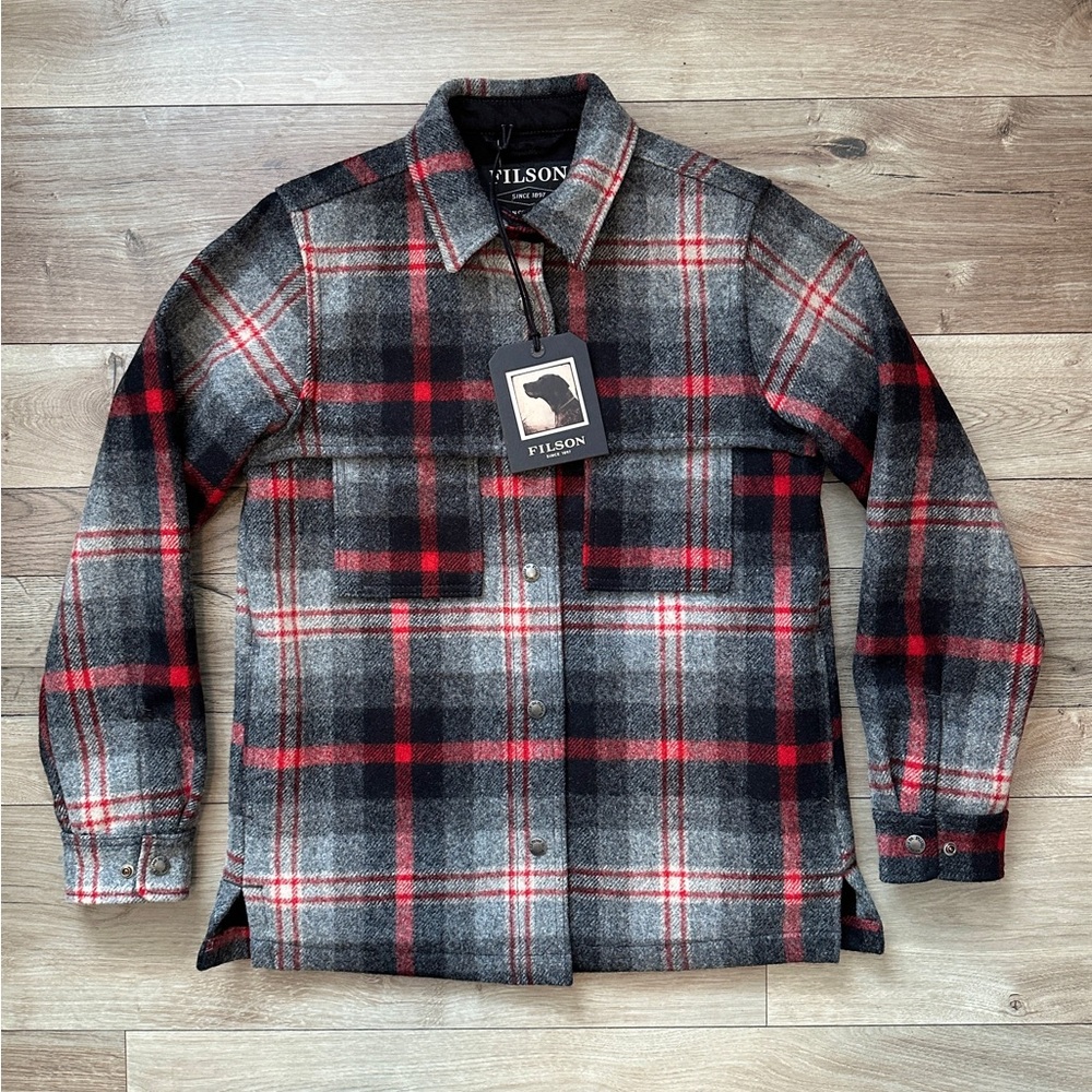 NWT Rare Filson Women’s Mackinaw Wool Jack Shirt Jacket Small Made in USA